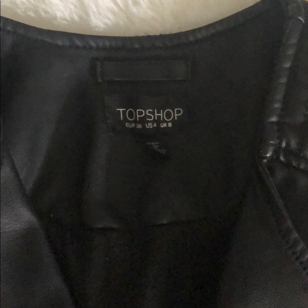 Leather jacket from top shop